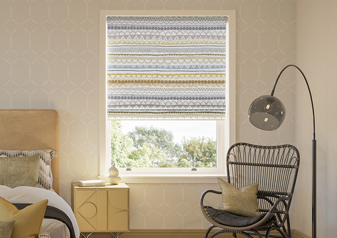 Bohemian, Olympia - Twist&Fit Roman Blind - Image 3